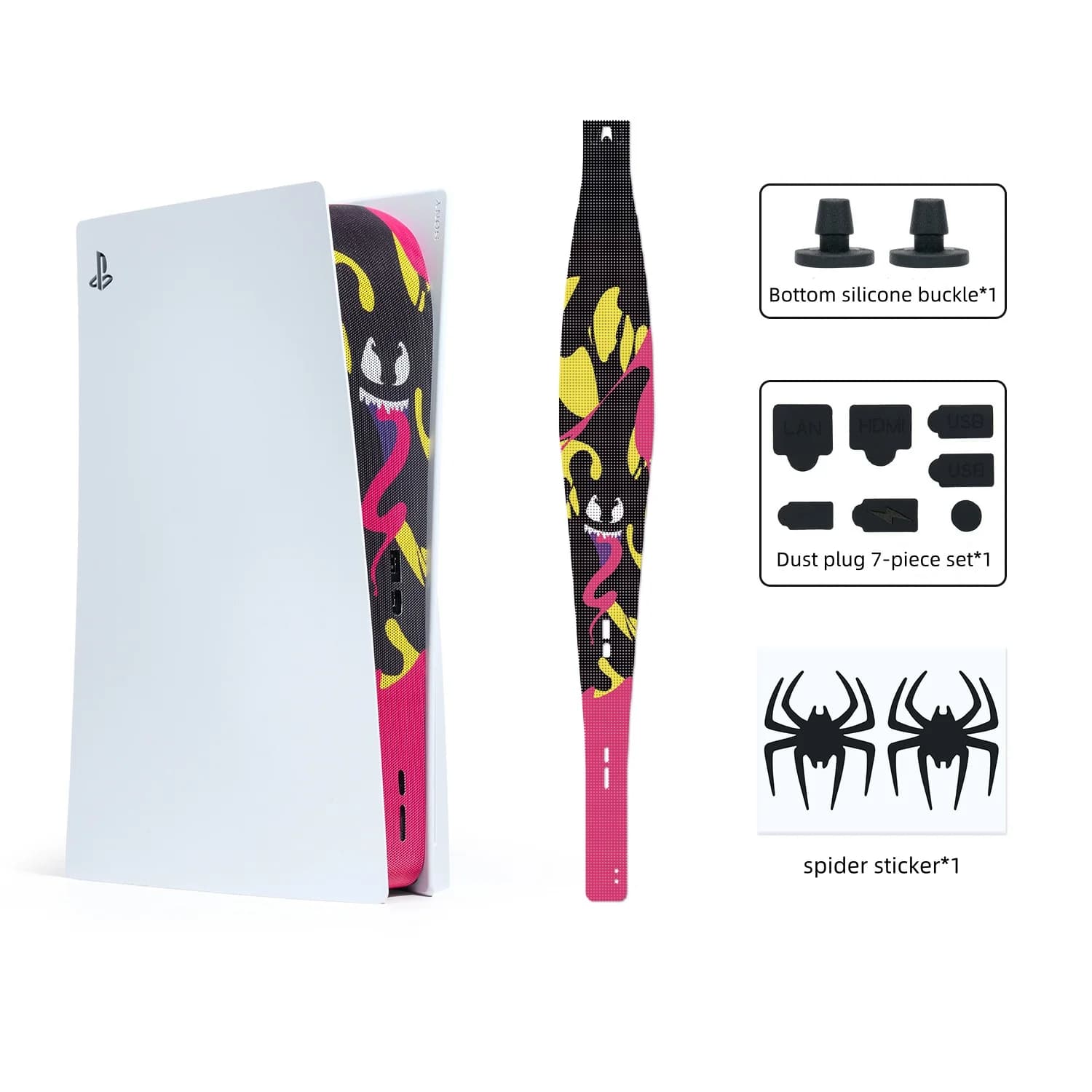 PS5 rete antipolvere gioco accessori periferici ps5 host dedicato antigraffio rete traspirante copertura antipolvere pet-proof