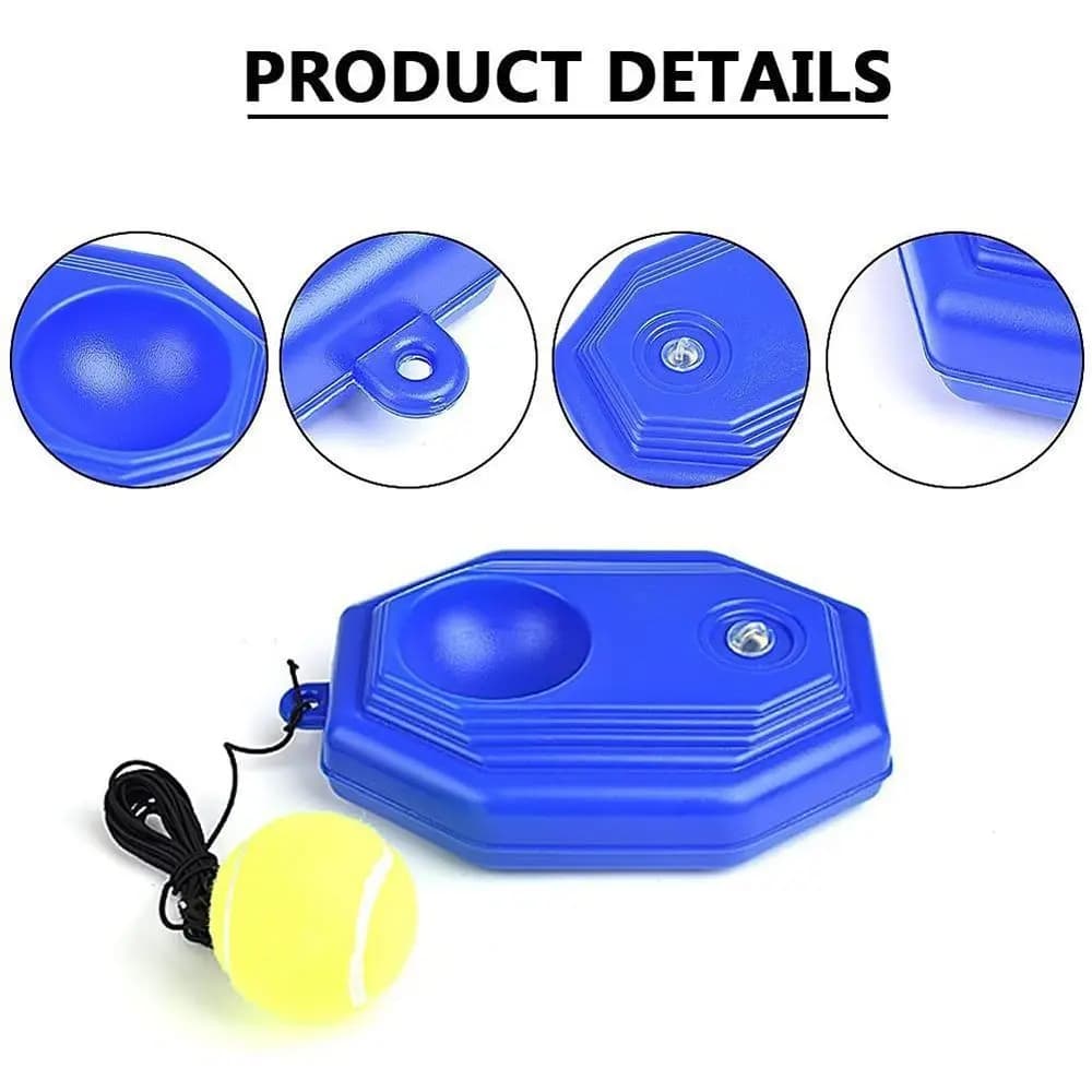 Training Exercise Rebound Tennis Trainer Practice Baseboard Ball with Rope