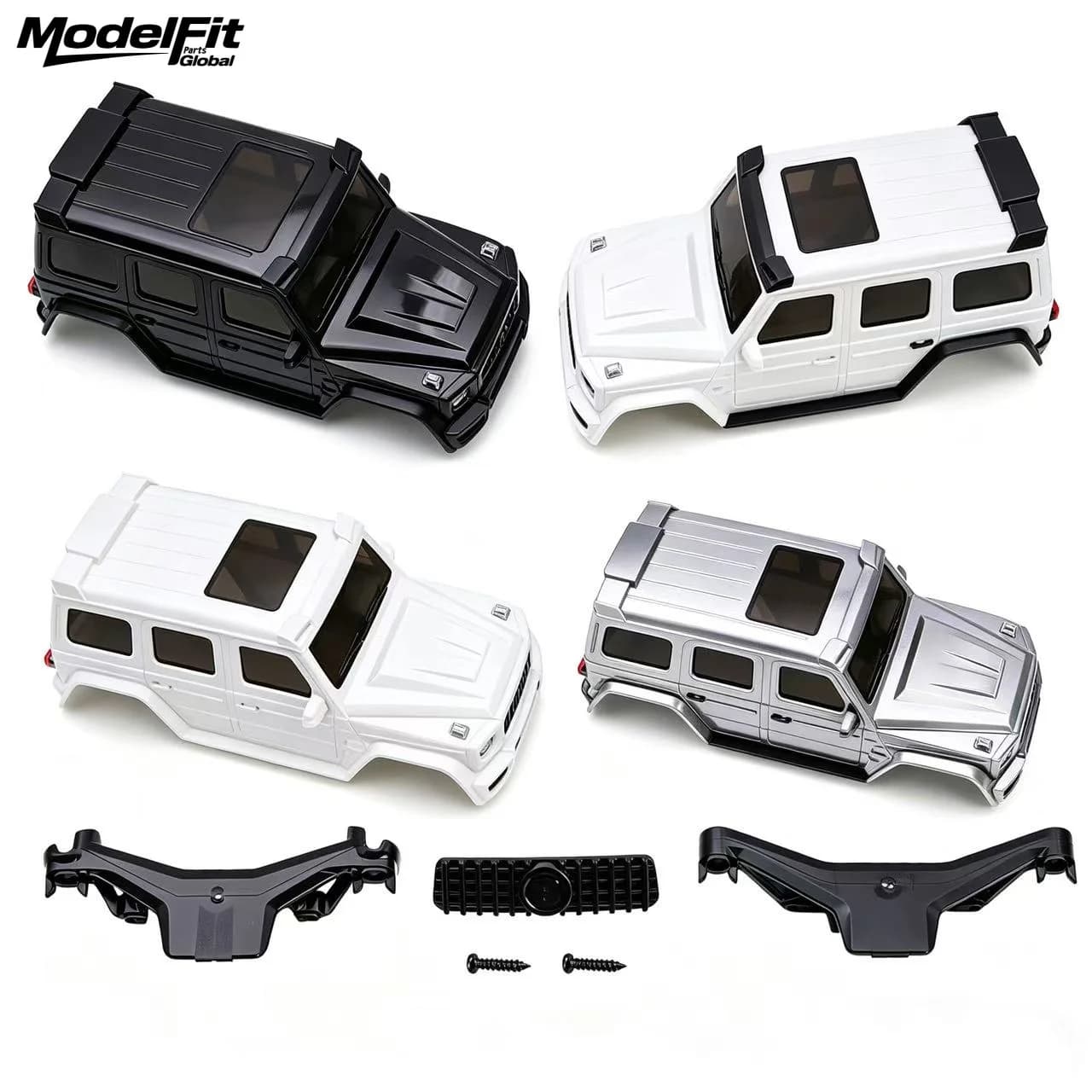 Carrozzeria in Plastica Verniciata o Non Verniciata con Supporto per Faro e Supporto per Ruota di Scorta per Crawler RC 1/30 AXIAL SCX30, Parti per Upgrade Fai-da-Te