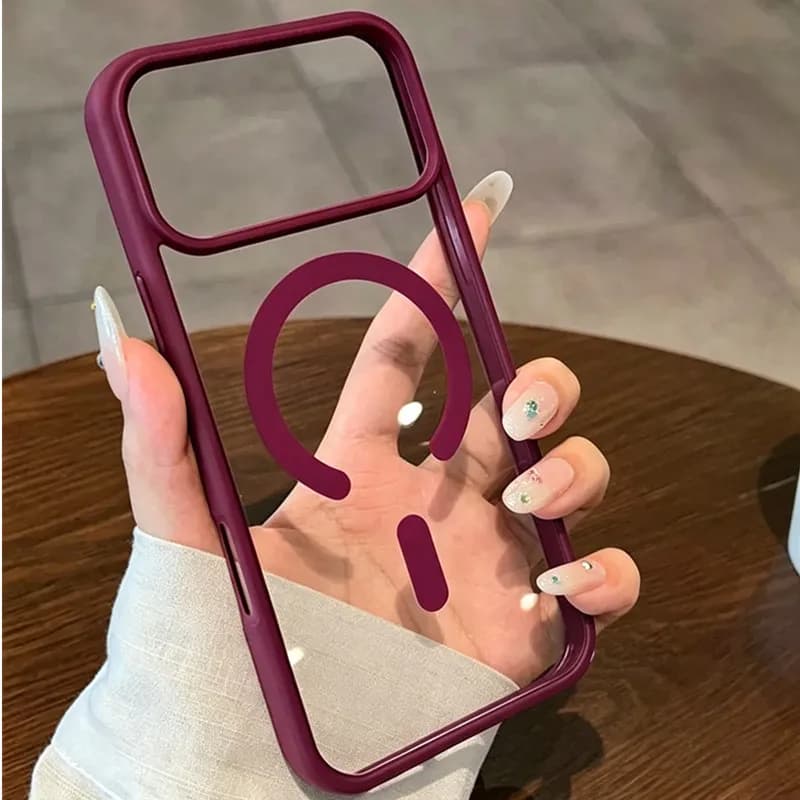 For Magsafe Magnetic Case for iPhone 17 Air 16 E 15 14 13 11 18 Pro Max Plus 12 Mini 16E 17E 18Pro IPhone17 Mac Safe Phone Cover