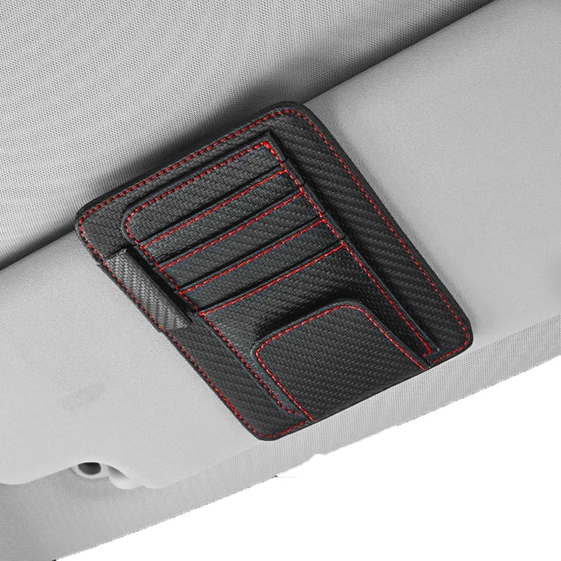 Accessori interni multitasche per organizer per visiera parasole per auto per automobili | -f- | Pezzi di ricambio e accessori