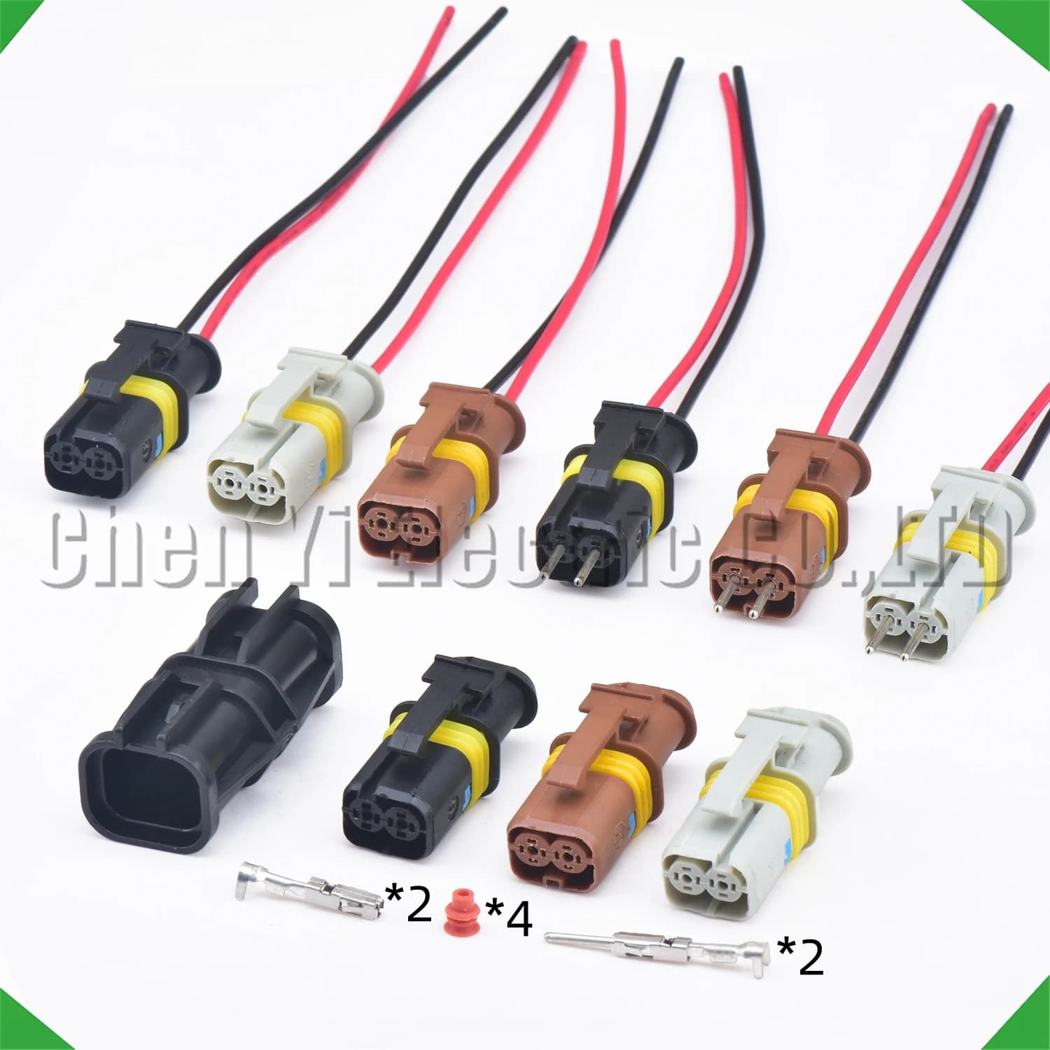 Presa motore EFI automobilistica a 2 pin Connettore per auto Spina relè avviamento iniezione carburante elettrica 18286.000.002 16883.592.661