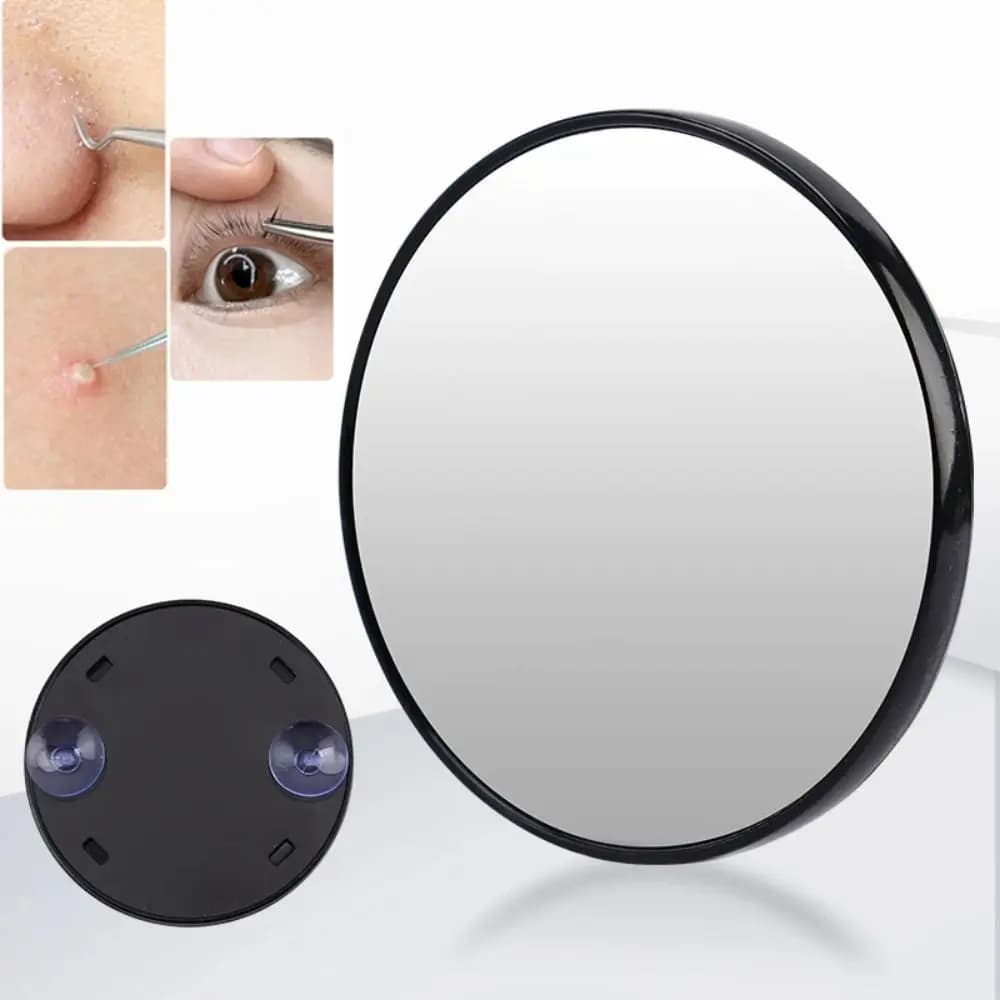 Specchio di ingrandimento con ventosa specchio ingranditore per punti neri per specchio per il trucco del bagno specchio portatile rotondo 5x/10x/15x