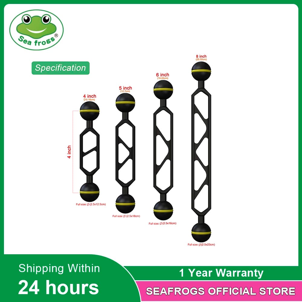 Essential Diving Photography Equipment Dual Ball Joint Arm Lighting System accessorio combinato Anlge regolabile