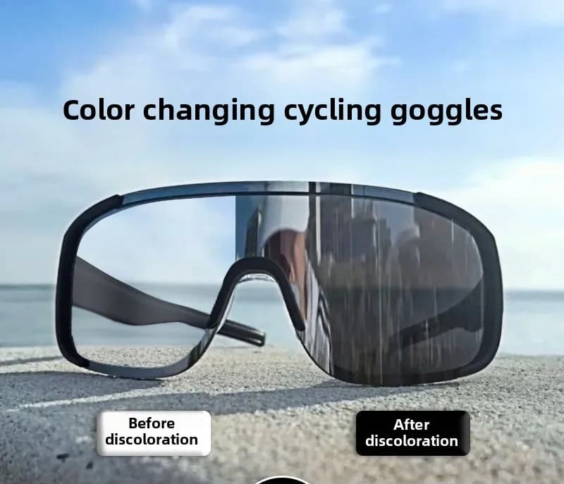 Occhiali da Ciclismo per Uomo e Donna, Protezione UV400 per Guida, Sport, Escursionismo e Sci