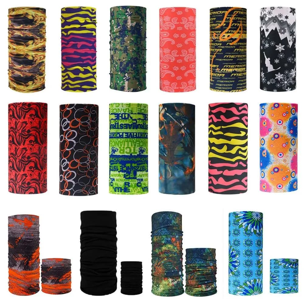 Men Women Headband Outdoor Fishing Scarf Magic Headwear UV Face Mask Windpproof Head Scarves