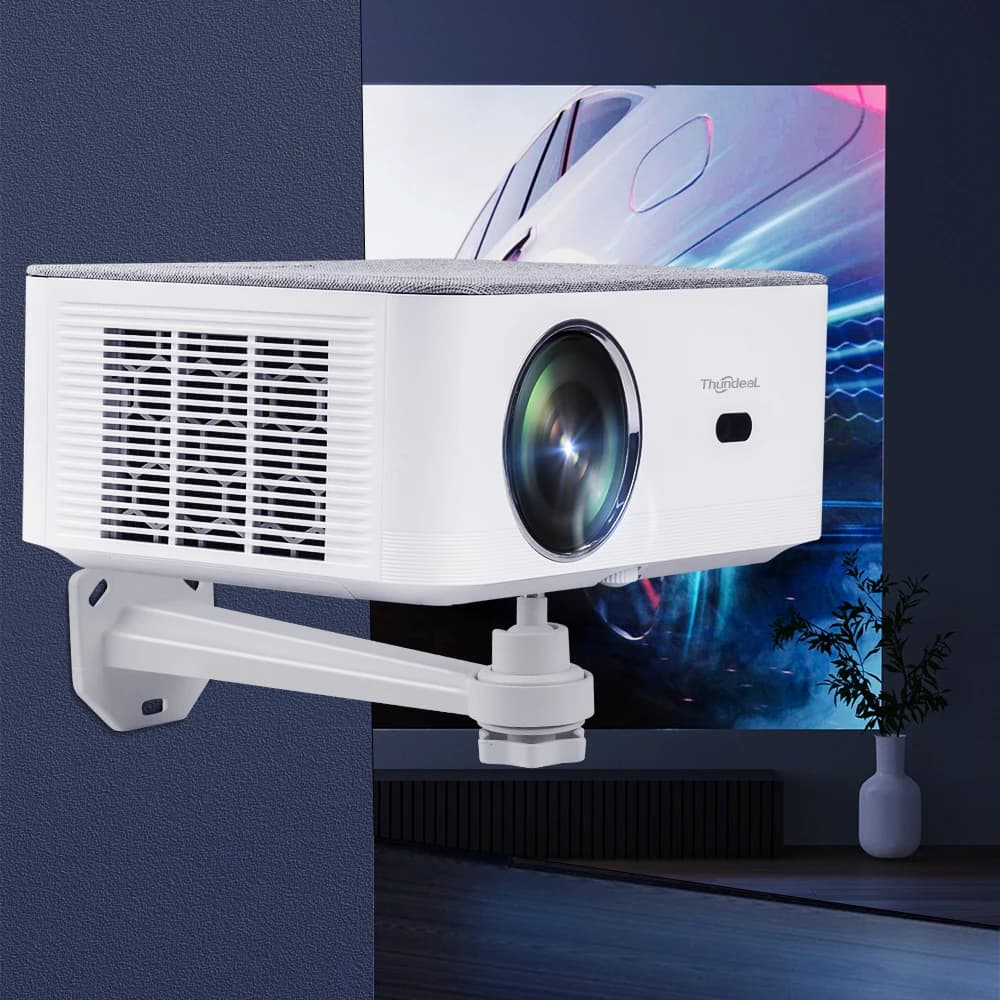 Supporto per Mini Proiettore con Angolo di 360°, Compatibile con LED Projector TD80W HY300 HY320, Supporto da Parete per Mini Pro