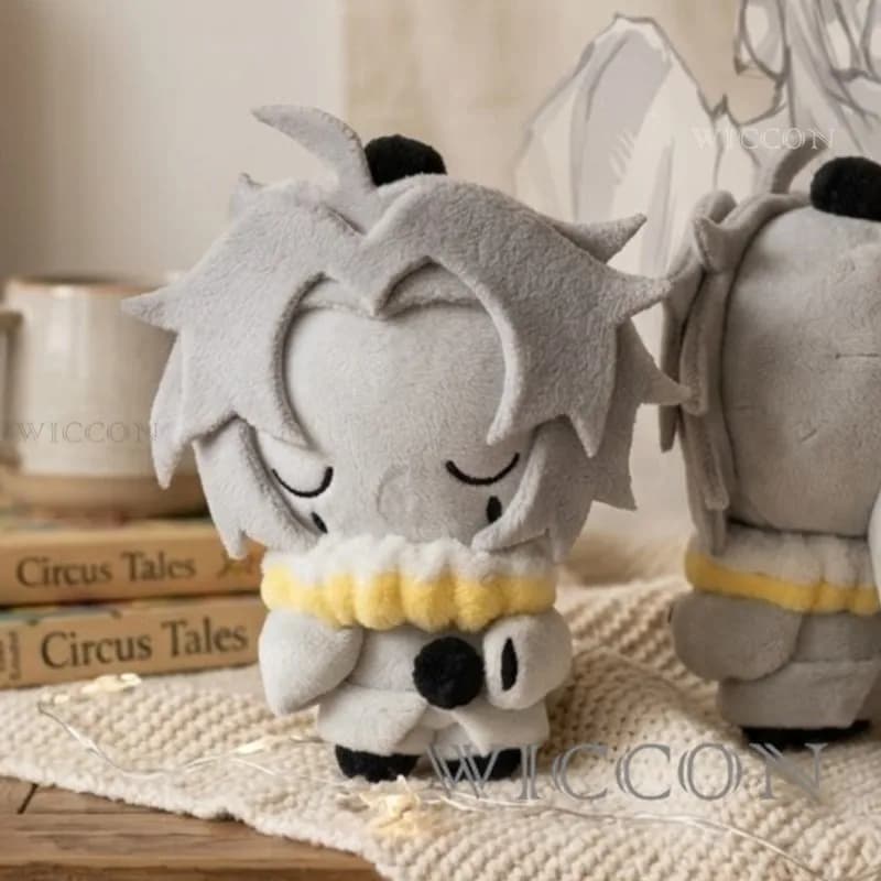 FFenglin-joy Pierrot Costume 10cm, Plush Cosplay Halloween, Mascot Cushions, Gift for Students and Fans
