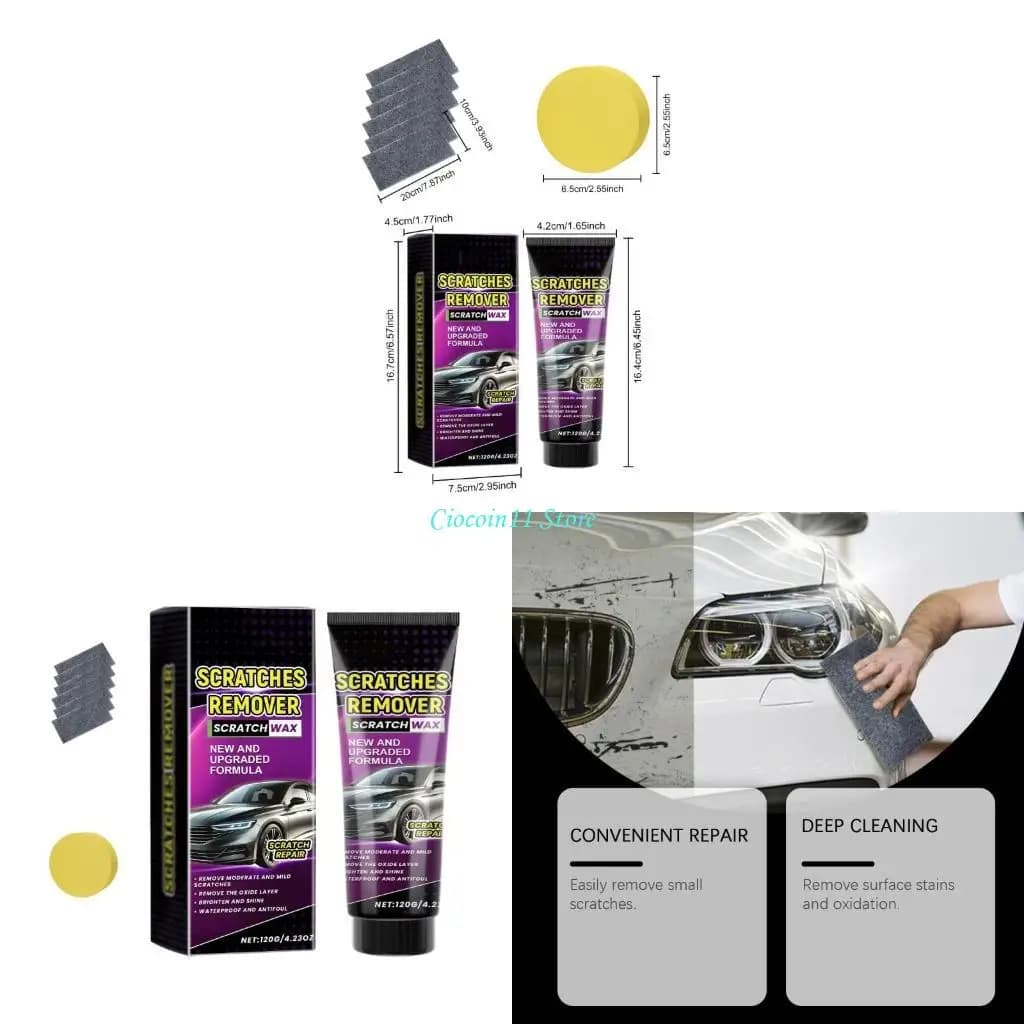 Y1UB 120G/4,23 once cera per lucidatura per lucidatura per auto -rimozione auto per auto