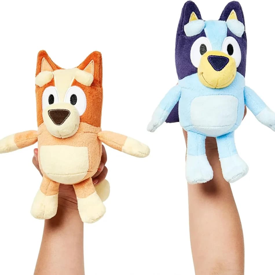 Nuovo Peluche Famiglia Bluey e Bingo, Giocattoli Morbidi a Forma di Cane, Regali di Natale e Compleanno per Famiglia !