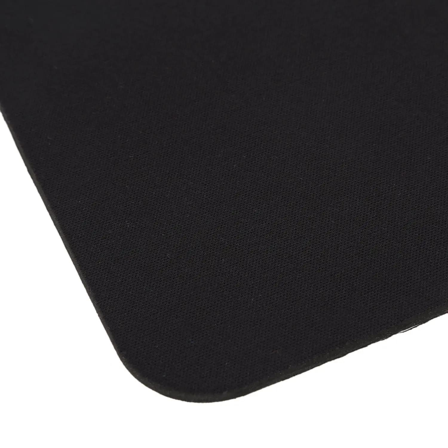SCLS Panno di supporto per polso rettangolare + tappetino per mouse EVA Tappetino per mouse per computer nero 210 * 230 * 20 mm