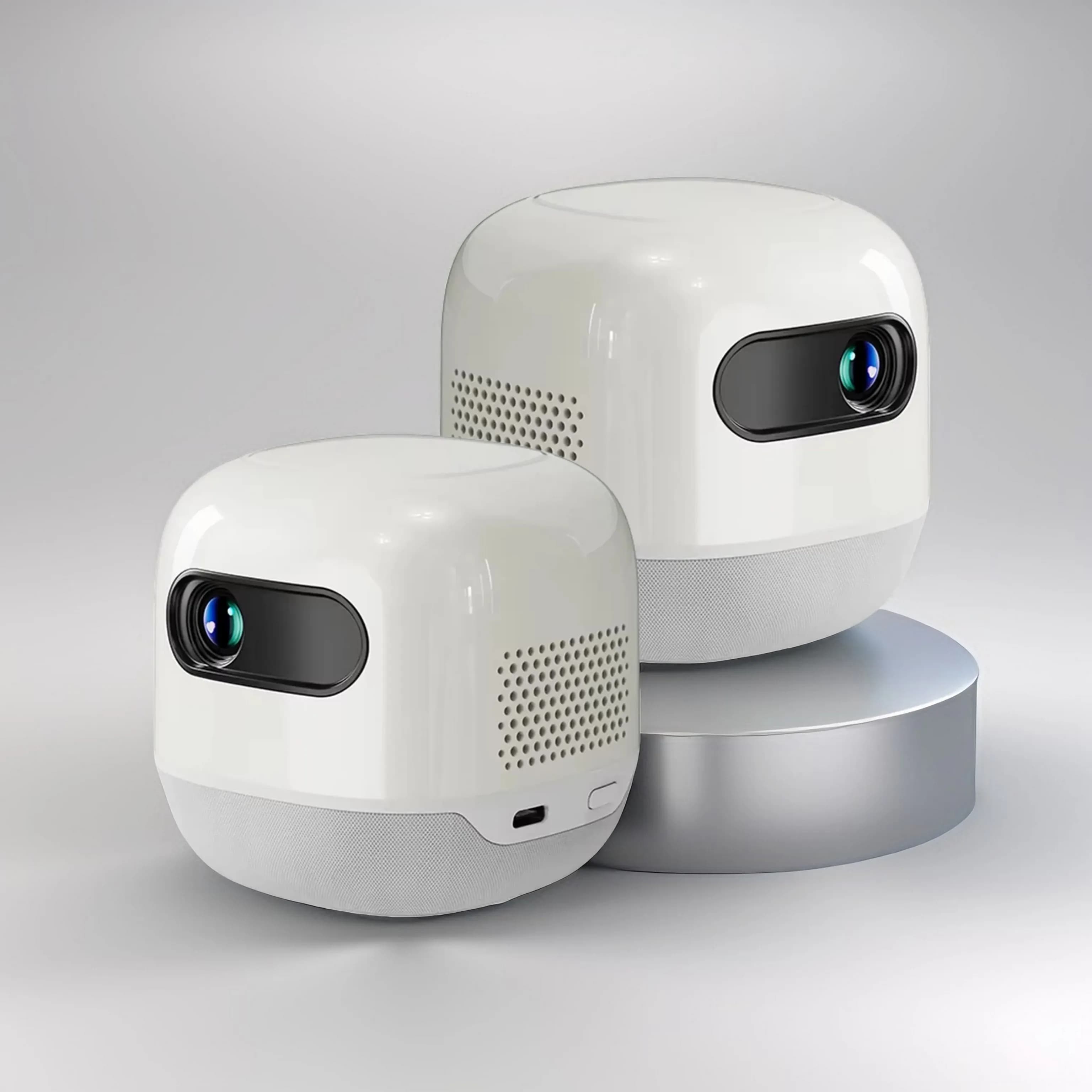 Mini proiettore intelligente Android 4K portatile con 5G per batteria 2G ricaricabile Bluetooth 13\" Home Theater 3D per film all'aperto