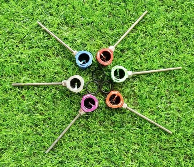 1 arco ricurvo per tiro con l'arco in fibra ottica verde con mirino a 1 pin viene utilizzato per tiro con l'arco con l'arco per interni ed esterni.