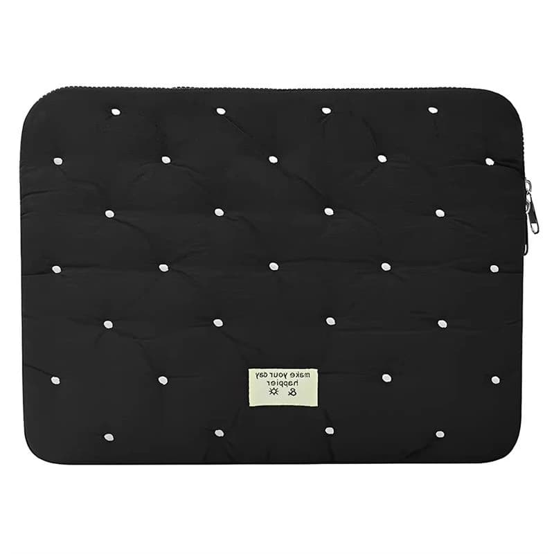 NEW-Portable Laptop Case With Zipper Laptop Storage Bag Computer Carrying Bag For /Ipad/ Black