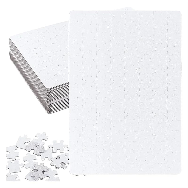 ABFS 20 Set Puzzle A4 a sublimazione vuota con 120 pezzi Puzzle di trasferimento con pressa di calore fai-da-te Puzzle di perle Puzzle vuoto