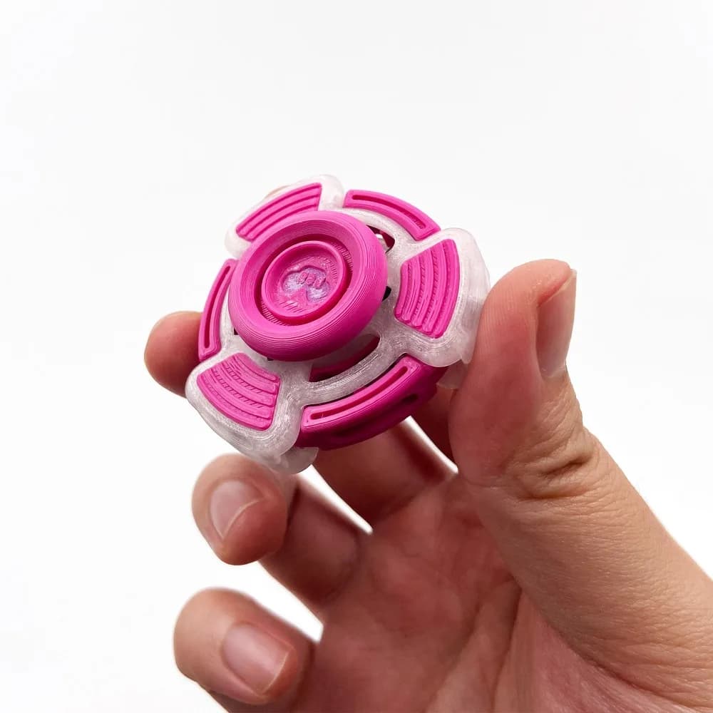 OUYEDC Cloudbreaker Rosa, Fidget Spinner Stampato in 3D, Giocattolo Meccanico Antistress