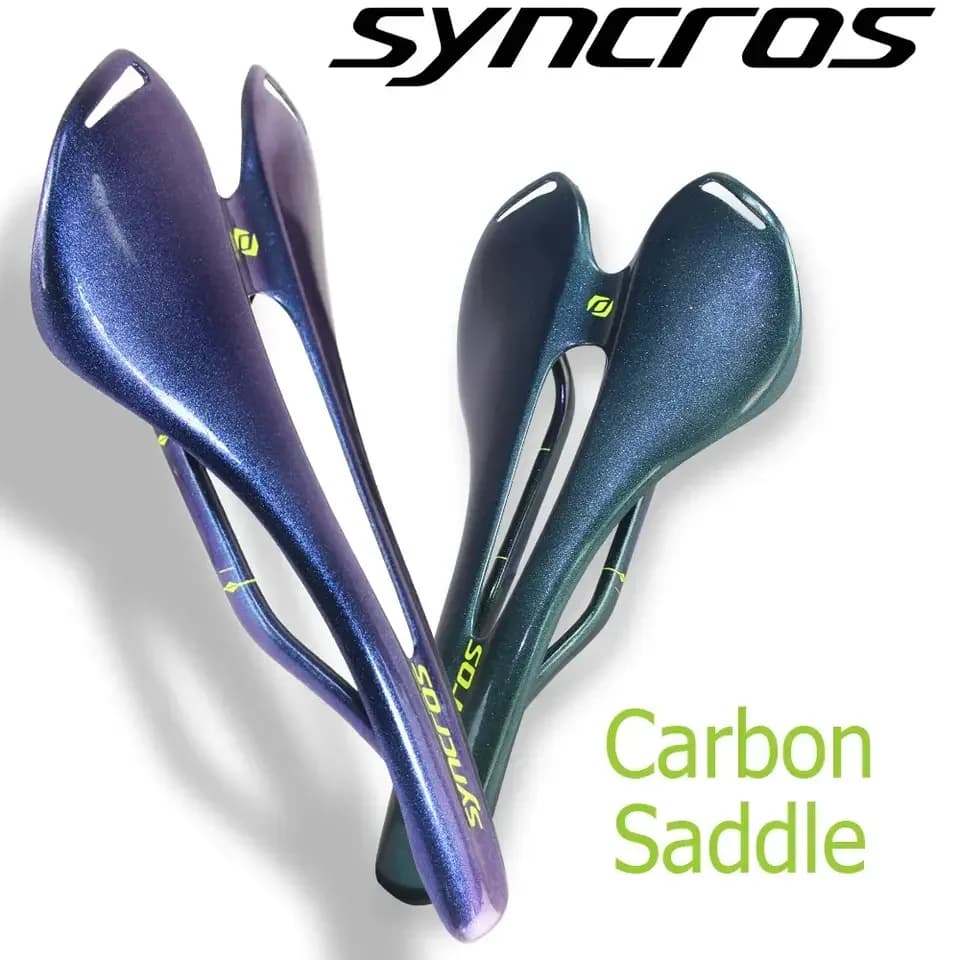 Syncros Bicycle saddles Carbon mtb road bike saddles gradient color MTB seat 113G Ultra Light bike seat bikes parts