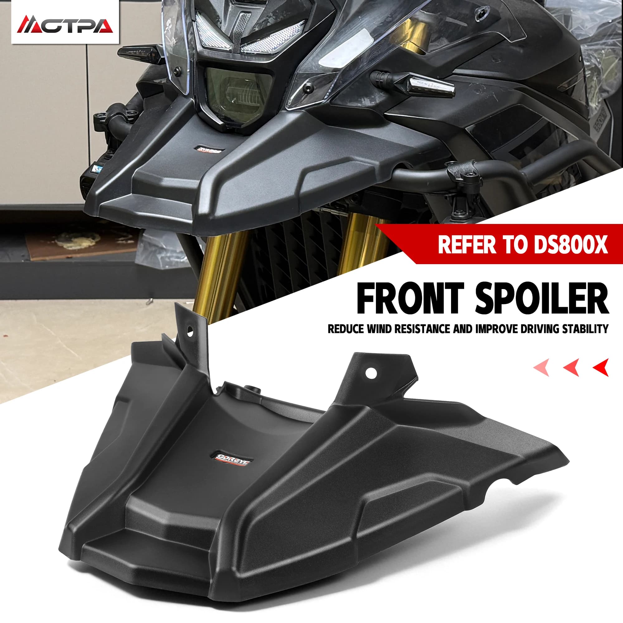 Motocycle Fairing For DS800 X 800rally DS800X DS 800X Accessories Front Extension Beak Arrows Covers Wheel Extender Cover