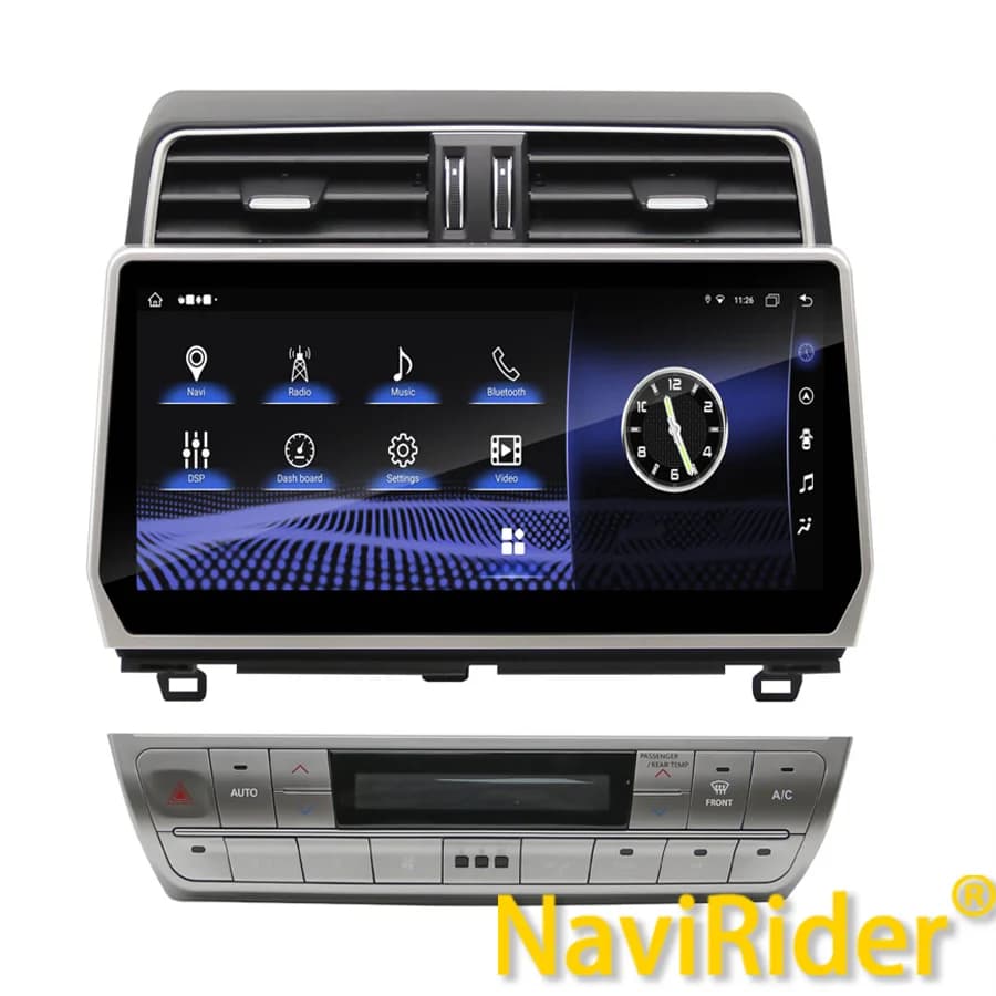 Per Toyota Land Cruiser Prado 150 2010-2023 Autoradio 12.3 "2 Din Android Multimedia Lettore DVD di Navigazione GPS Carplay unità principale