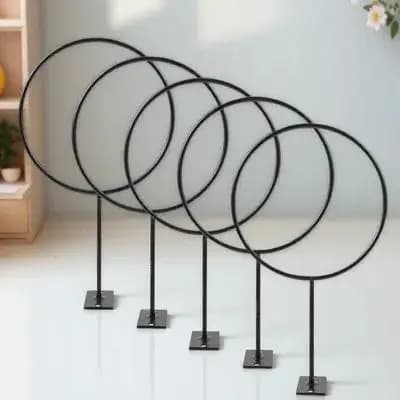 Set di 5 Supporti da Parete in Ferro per Palloni, Porta Palloni Sportivi con Fori Pre-Forati per Basket, Calcio, Pallavolo
