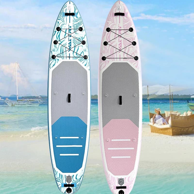 Gonfiabile Stand Up Paddle Board SUP Tavola da surf Kayak Sport acquatici Set da surf PaddleBoard Pinna Piede Corda Pompa Gonfiatore Canoa