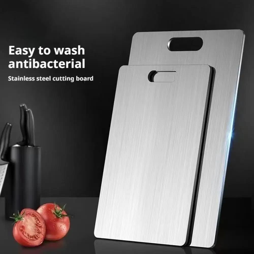 Stainless steel cutter - Two-sided cutter resistant for meat, vegetables, kneading and cooking preparation