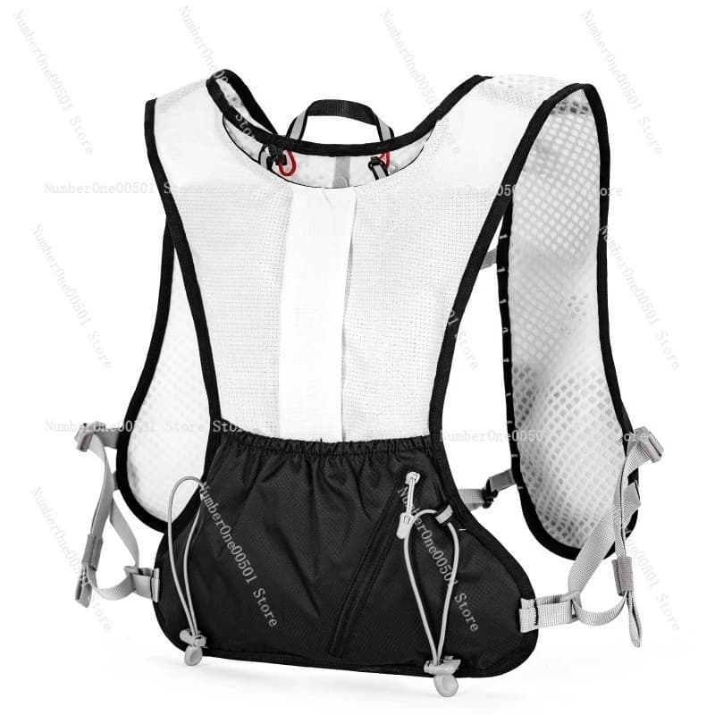 Light moisturizing vest for running on path, race, man, woman, marathon, cycling, 20 litre backpack or less