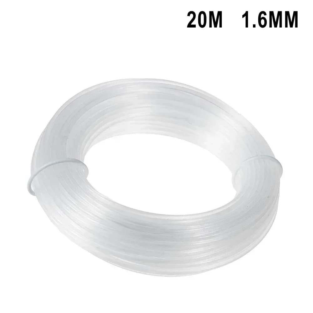1 Rotolo 20M 1.6/2.0MM Falciatura Nylon Tagliaerba Corda Decespugliatore Strimmer Linea Falciatura Filo Rasaerba Accessori