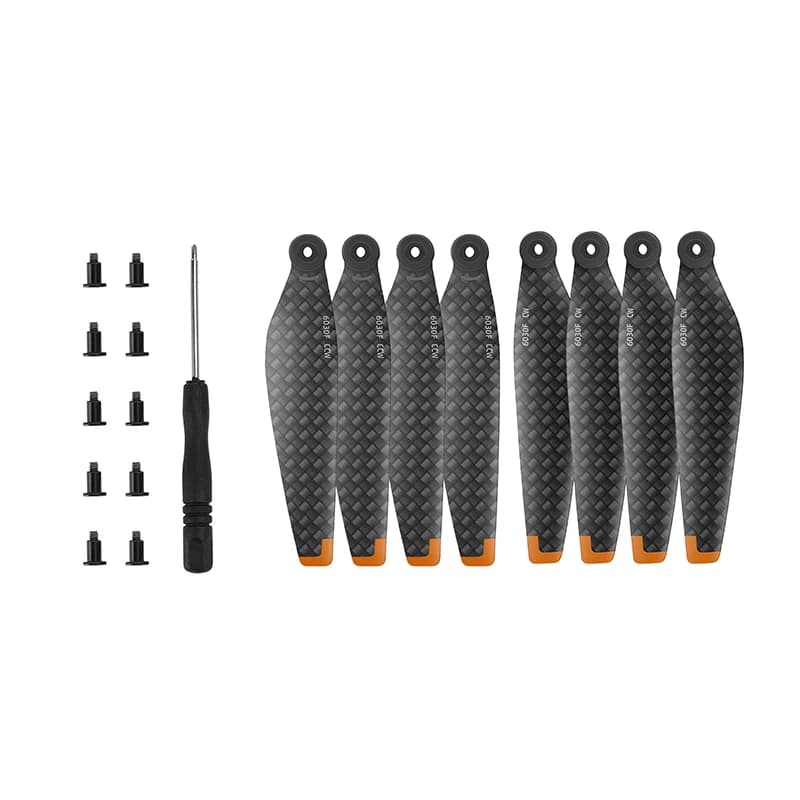 8 pezzi eliche in fibra di carbonio 6030F lame con cacciavite a vite per DJI Mini 3 3pro /mini 4pro accessori per droni