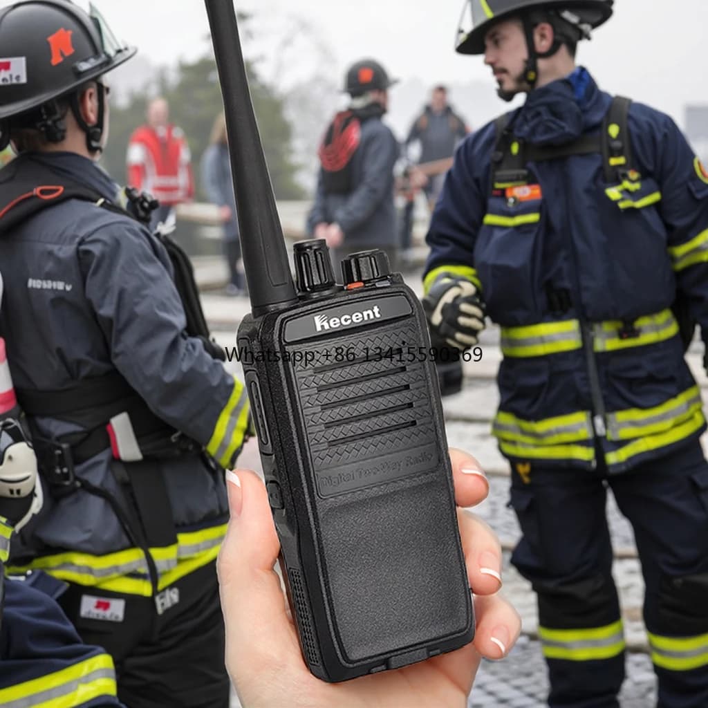 Walkie Talkie professionale anti-interferenza con radio bidirezionale Dmr UHF portatile a prova di esplosione digitale intrinsecamente sicuro