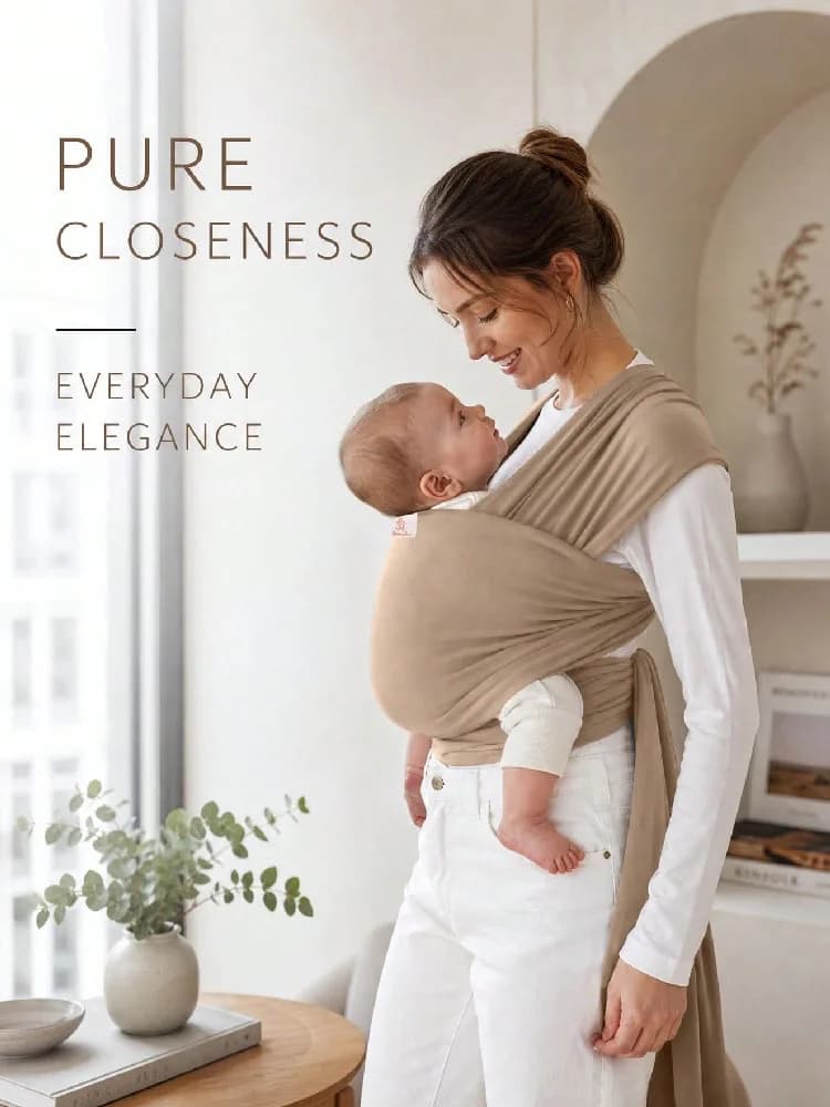 A multifunctional front-facing baby carrier suitable for newborns and infants, ideal for outdoor use, convenient and portable, suitable for all seasons