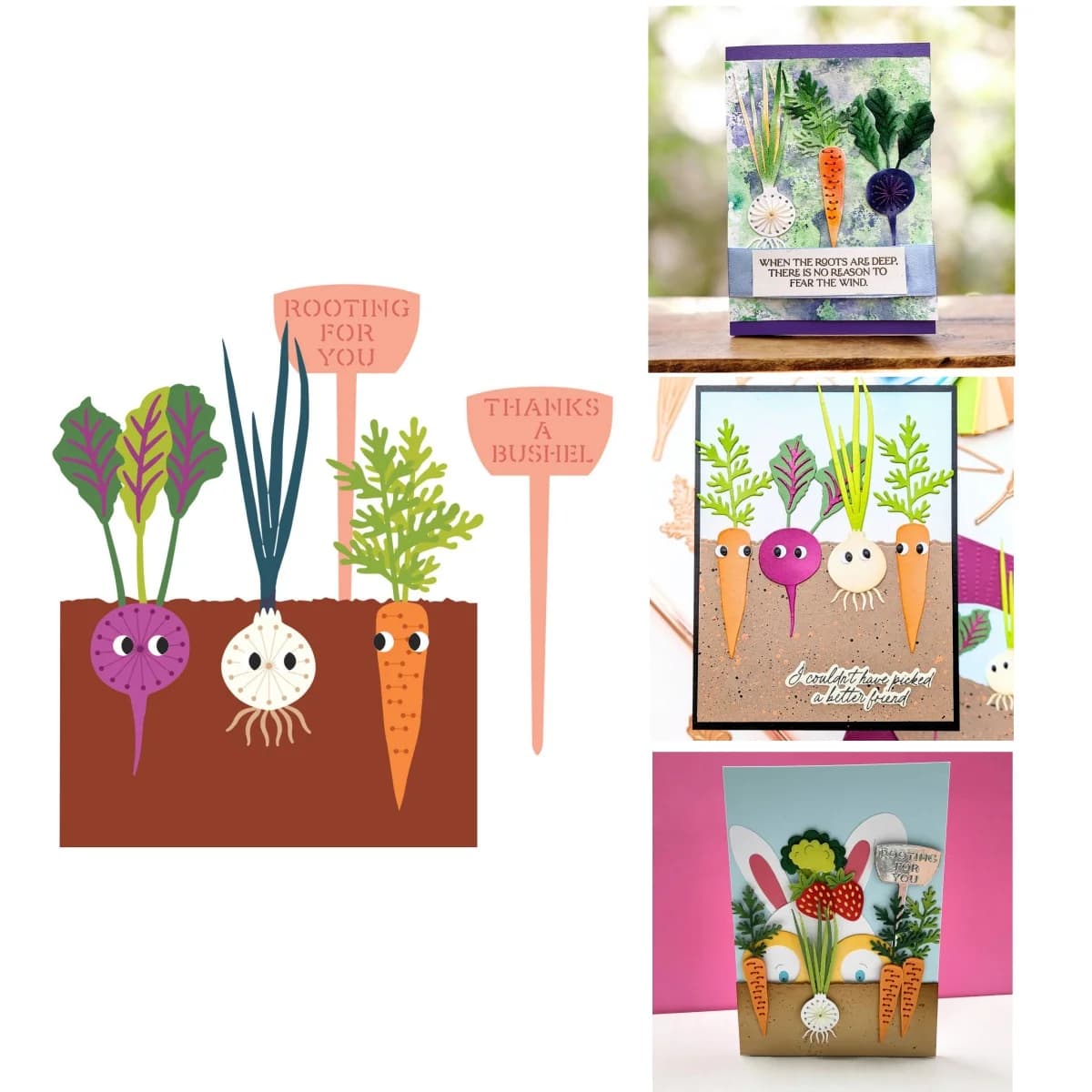 April 2026 - Metal handlers, transparent stamps, stencils and hot foil for creating DIY tickets, scrapbooks and decorations - Theme 'Rooting For You'