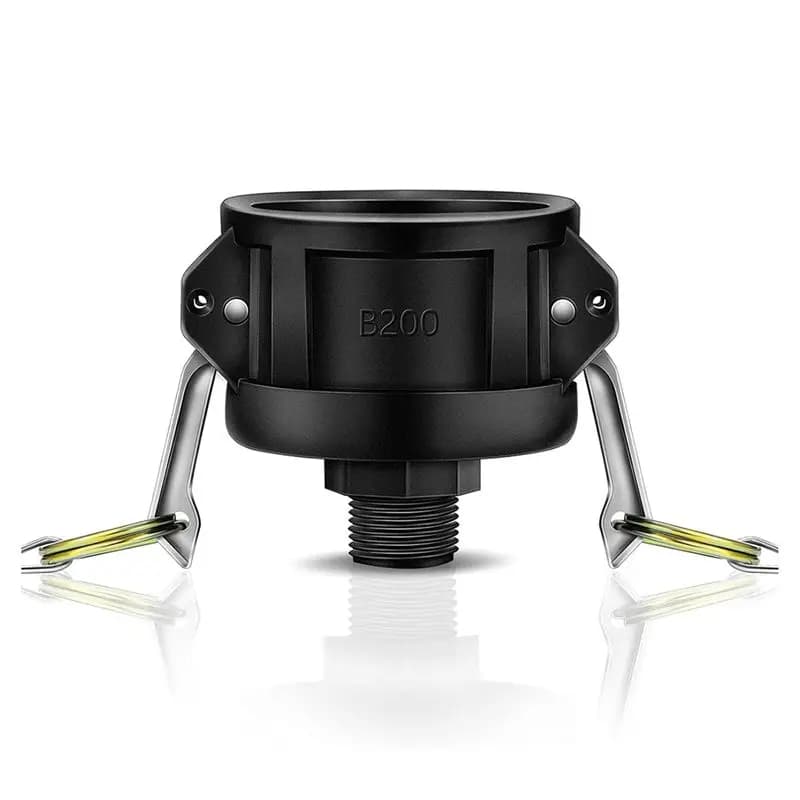 Adattatore per Serbatoio IBC AEE8-275 da 330 Galloni, Adattatore di Scarico da 2 Pollici con Connessione Camlock per Tubo da Giardino