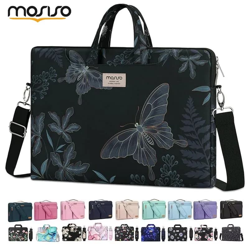 13 14 16 Borsa a tracolla per laptop da 17,3 pollici per 2024 MacBook Air 15 M2 M3 A2941 Pro 13 M1Dell Lenovo HP Asus Valigetta da donna per uomo