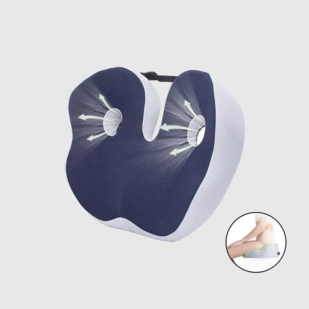 Comfort Memory Foam Office Chair Seat Cushion Pain Relief for Coccyx Hemorrhoid Tailbone Prostate Sciatica Pelvic Sores