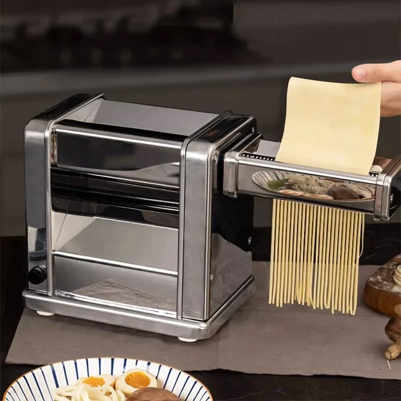 Electric Noodle Machine Noodle Press Machine Commercial Household Pasta Maker Stainless Steel Dumpling Skin Machine