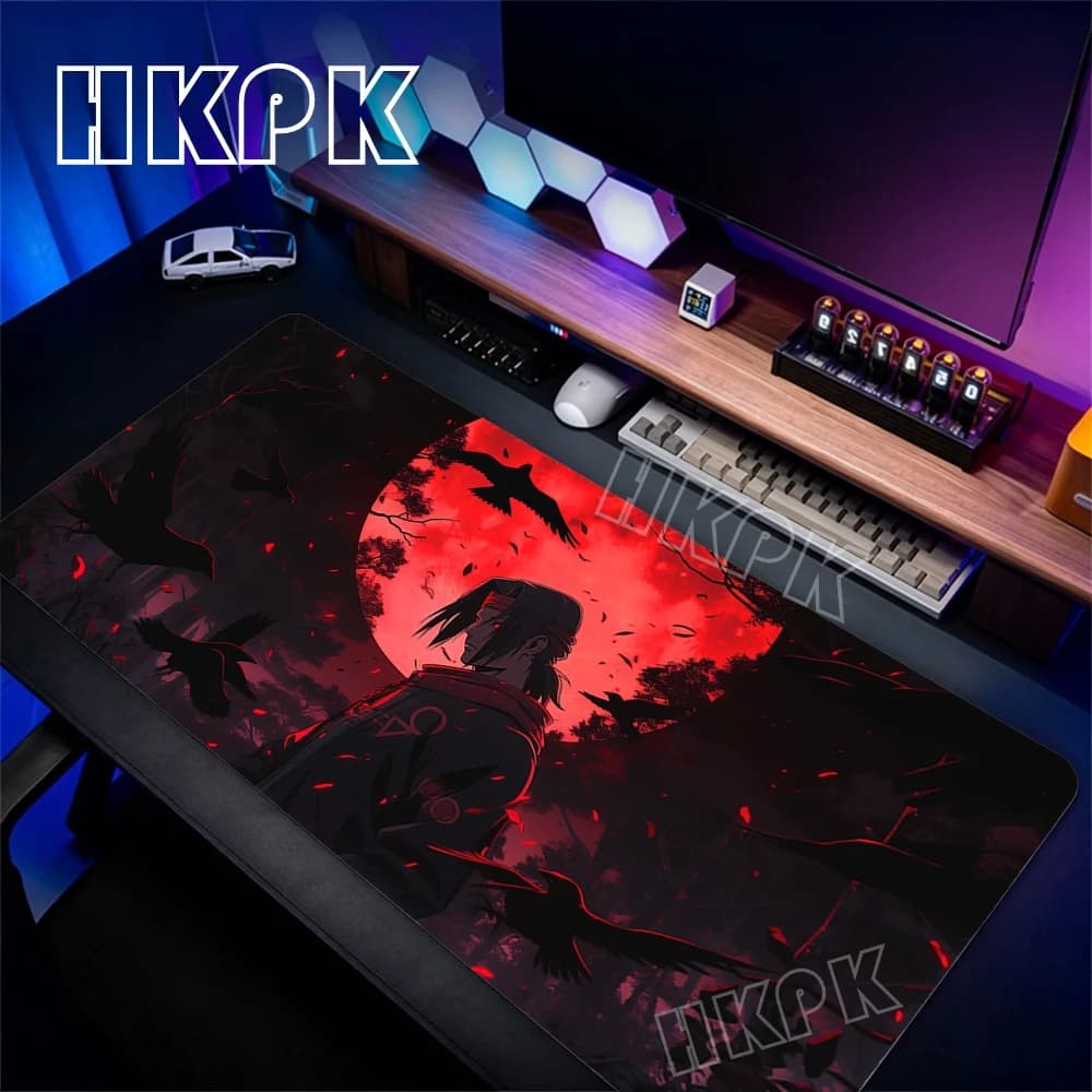 Mouse Pads Naruto Anime Mouse Pad Pc Gaming Accessories Computer Keyboard Gamer Designed Specifically E-sports Games Mousepad