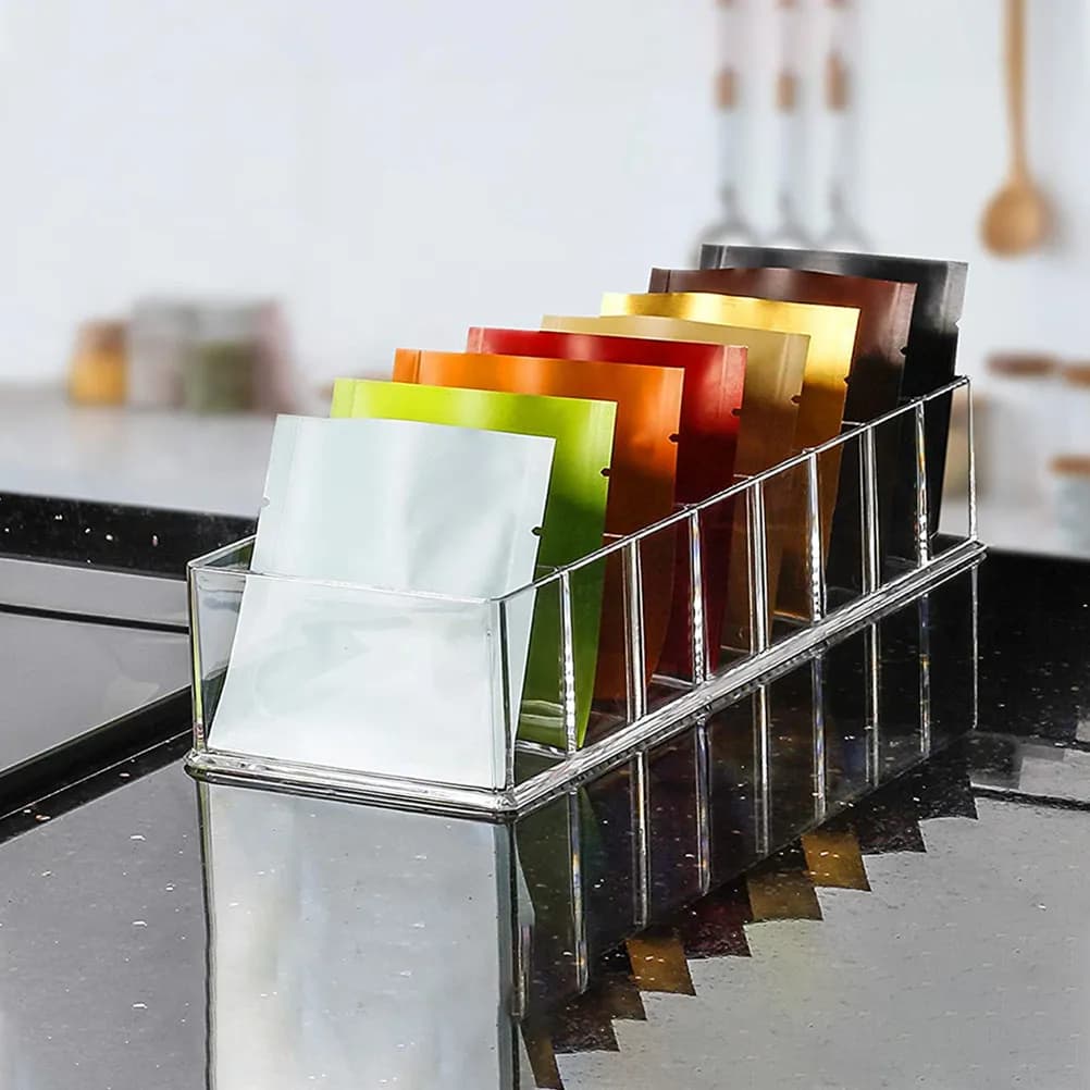 Multifunctional Organizer Transparent for Umbrellas with Multi-Grilla Design to Store Cypries, Blush and Rossetti