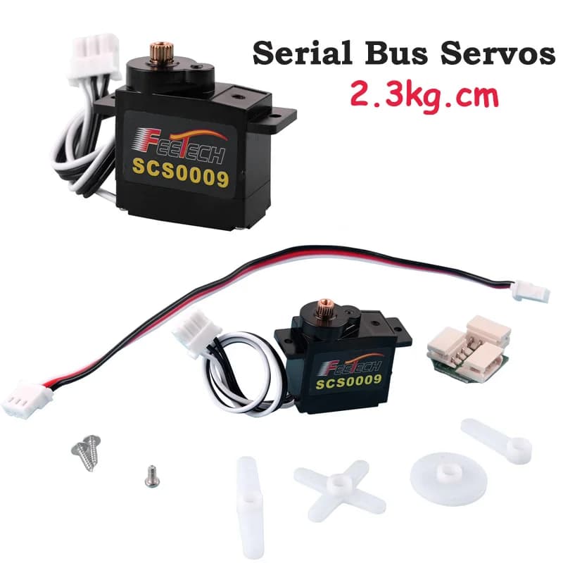 2.3kg.cm SCS009 Micro Servo Motore BUS di Controllo Servo Ingranaggio In Metallo per Auto RC Modello di Robot Intelligente Piccolo Coppia Giocattolo FAI DA TE Servos Parti
