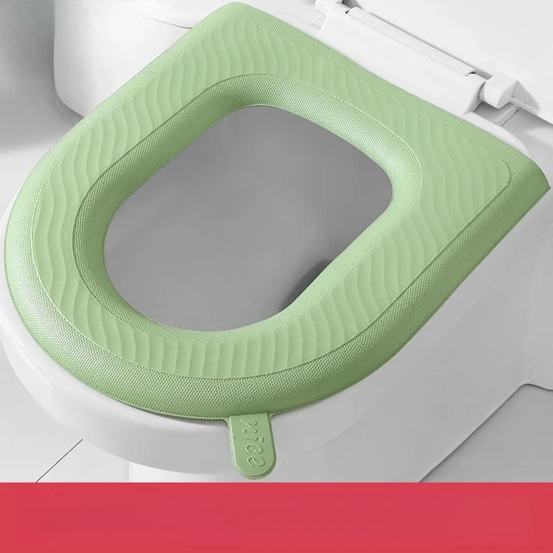 Universal Toilet Seat Waterproof Bearing for All Seasons Silicone Foam Ring Without Washing Toilet Covers Portable