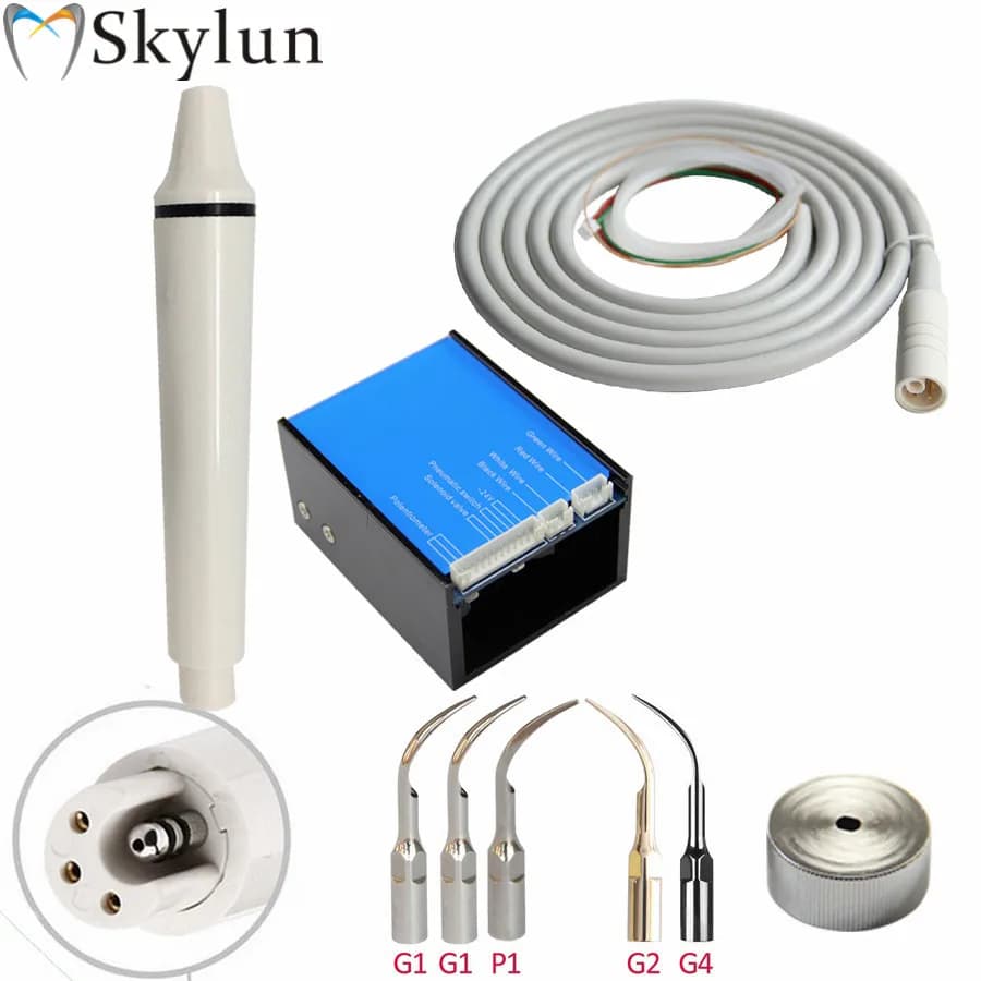 Ultrasound Scaler Built-in Dental Scaling Piezon Fit EMS Woodpecker Oral Tooth Whitening Kit