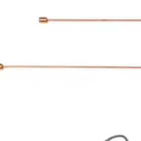 99.9% Copper Dowsing Rods Metal Detector Probe For Water Gold Mineral Finding Divination Search Tools Pair With Pendulum