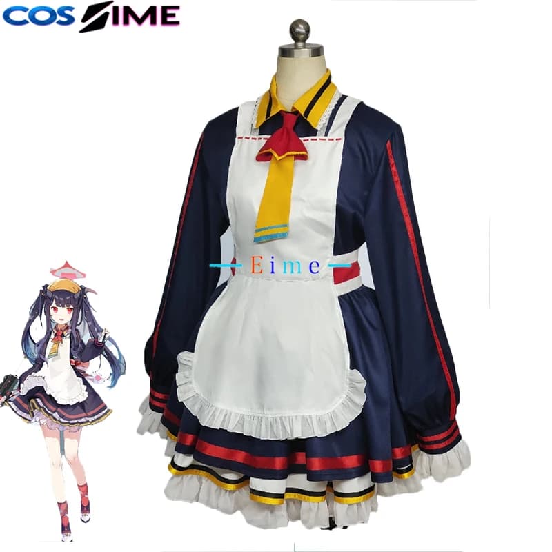 Costume Cosplay di Fuuka - Abito Cosplay del Gioco Blue Archive, Abbigliamento Anime per Halloween e Carnevale, Uniformi su Misura