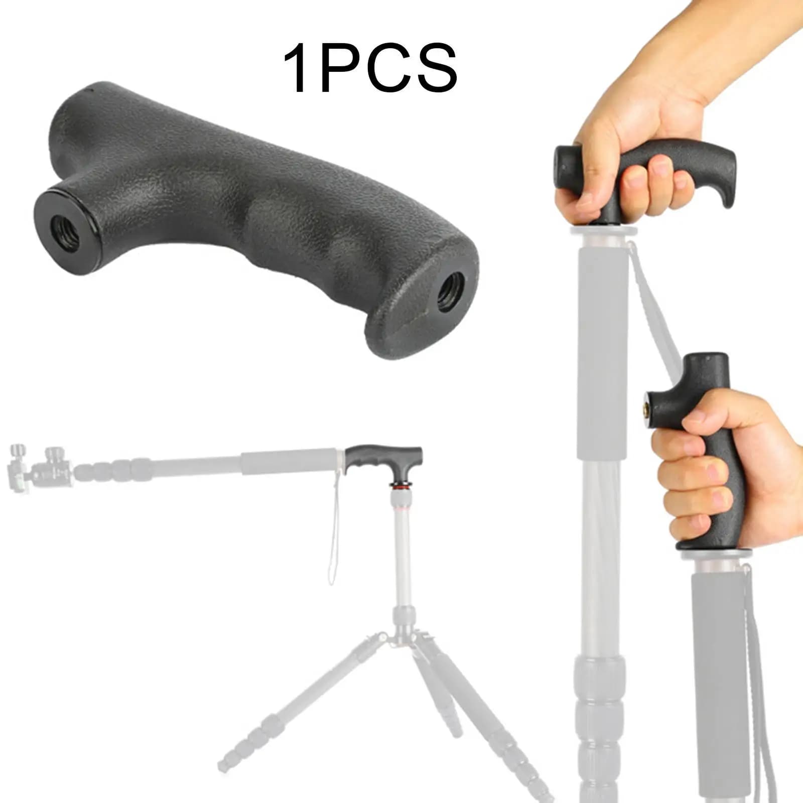 Ergonomic handle for Trekking Stick, Unipode Converter accessory for Hiking Sticks and Walk to the Open
