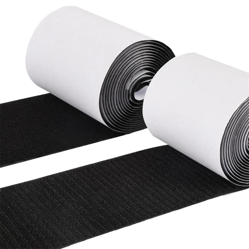 Nastro di fissaggio autoadesivo con gancio e anello da 10cm cinturino in gomma magica appiccicoso in Nylon riutilizzabile per l'ufficio a casa e l'organizzazione della creazione