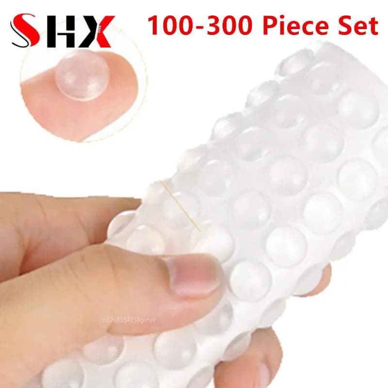 300 pezzi autoadesivo fermaporta serranda in gomma buffer paraurti per mobili cuscinetti per mobili in silicone cuscino cuscinetti protettivi 8x3 10x3