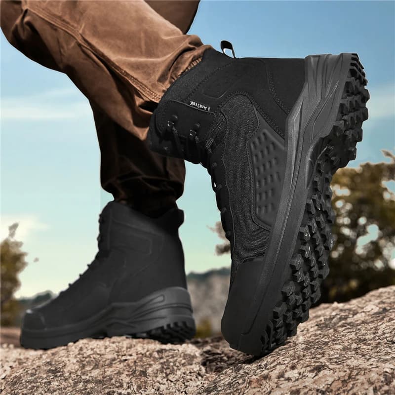WinterMen'sHiking Boots,High-topCombat Training Boots, Anti-snowing Outdoor Boots, Wilderness Desert Boots,Outdoor Cycling Shoes