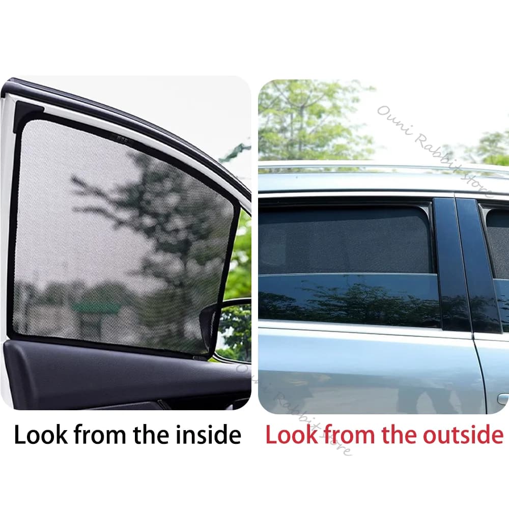 For Mazda CX-60 KH 2022~2027 2023 2024 2025 2026 Car Magnetic Mesh Privacy Sunshade Side Window Sun Shade Sunscreen Accessories
