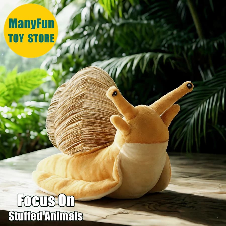 Peluche di lumaca - Animale di peluche di lumache realistico, peluche di lumaca realistico, regalo di bambola di simulazione di lumache