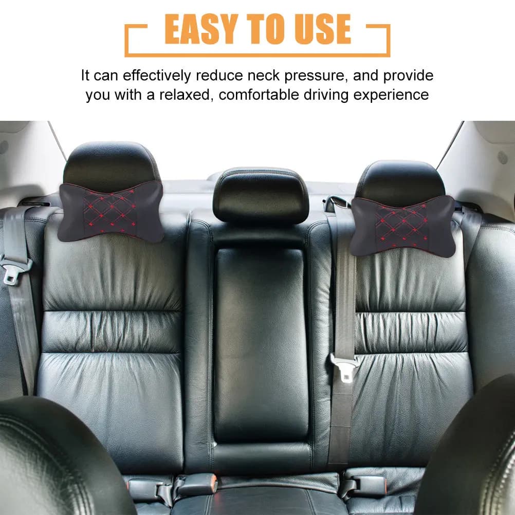 Cuscino Universale per Auto, Design Ergonomico, Comodo Poggiatesta per Guida e Viaggio, Riduce l'Affaticamento, Accessorio per Interni Auto